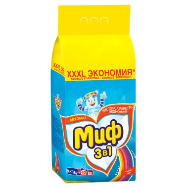 МИФ Авт 3в1 СМС порошк. Cвежий цвет 9кг