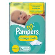 PAMPERS Пеленки для переодевания ChangeMats (60х60см) 12шт