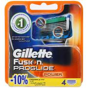 FUSION PROGLIDE Power Сменные кассеты для бритья 4шт