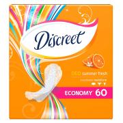 DISCREET Женские гигиенические прокладки на каждый день Deo Summer Fresh Multiform Trio 60шт ПрКор
