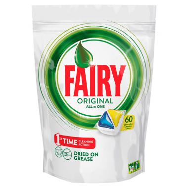 FAIRY All in 1 Средство для мытья посуды в капсулах д/автоматических посудомоечных машин Лимон 60шт