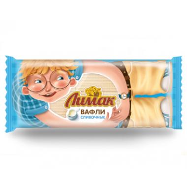 Вафли ЛИМАК сливочные (СТО) 220 гр 220 гр, 6 мес