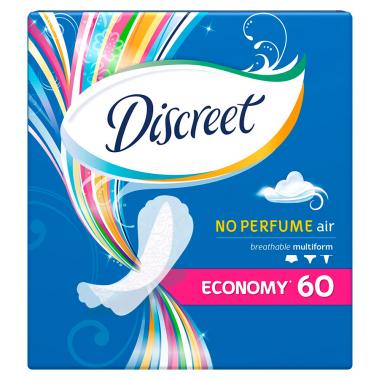 DISCREET Женские гигиенические прокладки на каждый день Air Multiform Trio 60шт