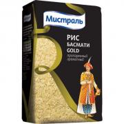 Рис МИСТРАЛЬ Басмати Gold 500 г