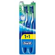 ORAL_B Зубная щетка 3D White Свежесть 40 средняя 1+1шт бесплатно
