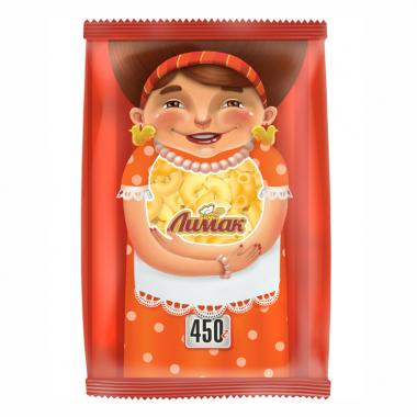 Макароны ЛИМАК высший сорт группа В Гребешки 450 гр.