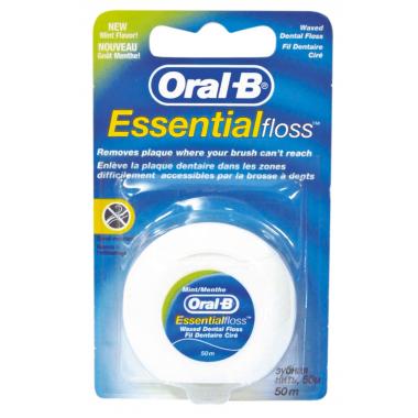 ORAL_B Зубная нить Essential floss мятная 50м
