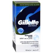 GILLETTE TGS Бальзам после бритья Sensitive Skin (для чувствительной кожи) с алоэ вера 100мл