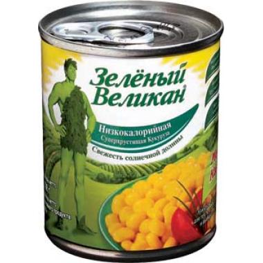 Кукуруза ЗЕЛЕНЫЙ ВЕЛИКАН низкокалорийная 198 г