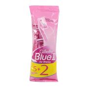 BLUEII Бритвы одноразовые для женщин 5шт+2шт бесплатно
