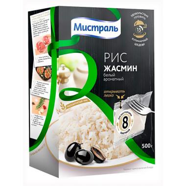 Рис МИСТРАЛЬ Жасмин 8х62,5г 500 г