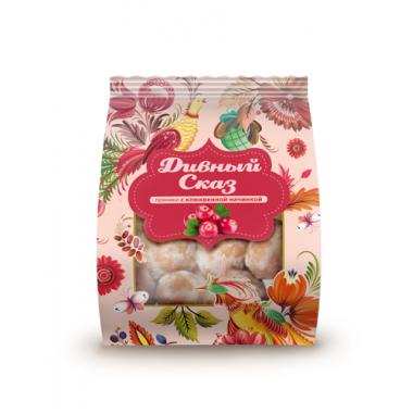 Прянички "Дивный сказ" с клюквой (ГОСТ) 250 гр, 120 суток
