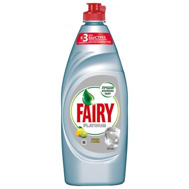 FAIRY Platinum Средство для мытья посуды Лимон и лайм 650мл