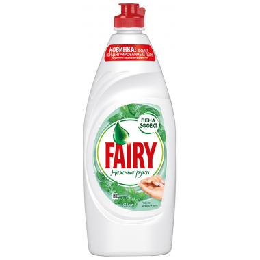 FAIRY Средство для мытья посуды Нежные руки Чайное дерево и мята 900мл