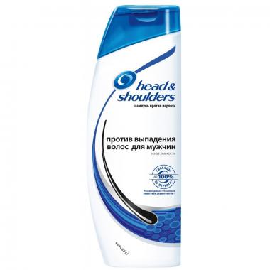 HEAD & SHOULDERS Шампунь против перхоти 2в1 Против выпадения волос для мужчин 400мл