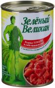 Томаты ЗЕЛЕНЫЙ ВЕЛИКАН резаные в с/с 400 г