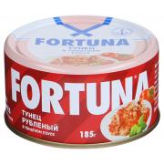 Тунец FORTUNA рубленый в томат.соусе 185 г