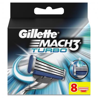 MACH3 Turbo Cменные кассеты для бритья 8шт