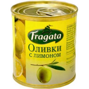 Оливки FRAGATA с лимоном 200 г