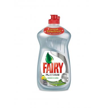 FAIRY Platinum Средство для мытья посуды Лимон и лайм 480мл