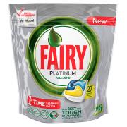 FAIRY Platinum All in 1 Ср-во д/мытья посуды в капсулах д/автоматич посудомоечных машин Лимон 27шт